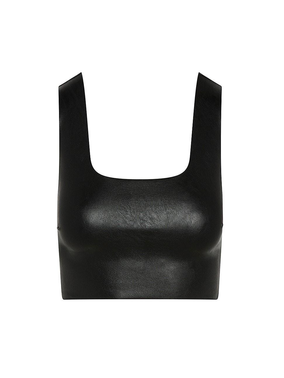Commando Faux Leather Crop Top Product Image
