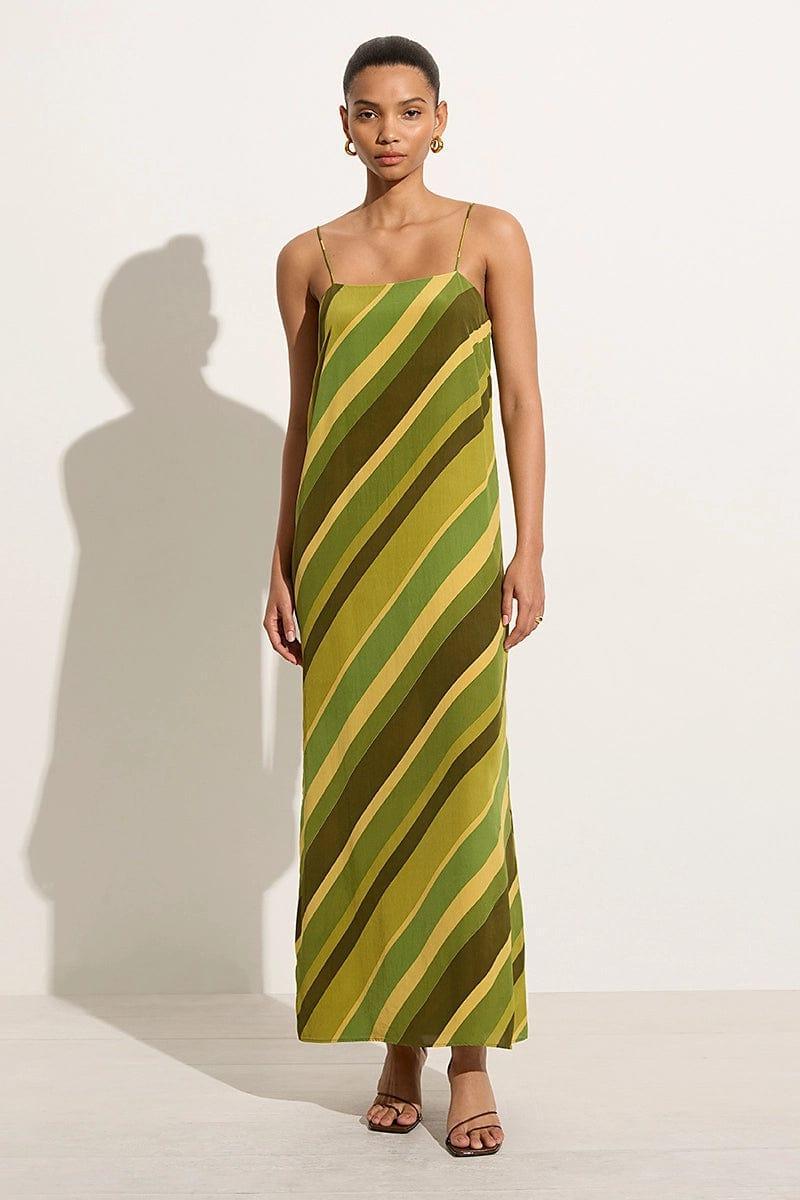 Muni Maxi Dress Cisco Stripe Palm - Final Sale Product Image