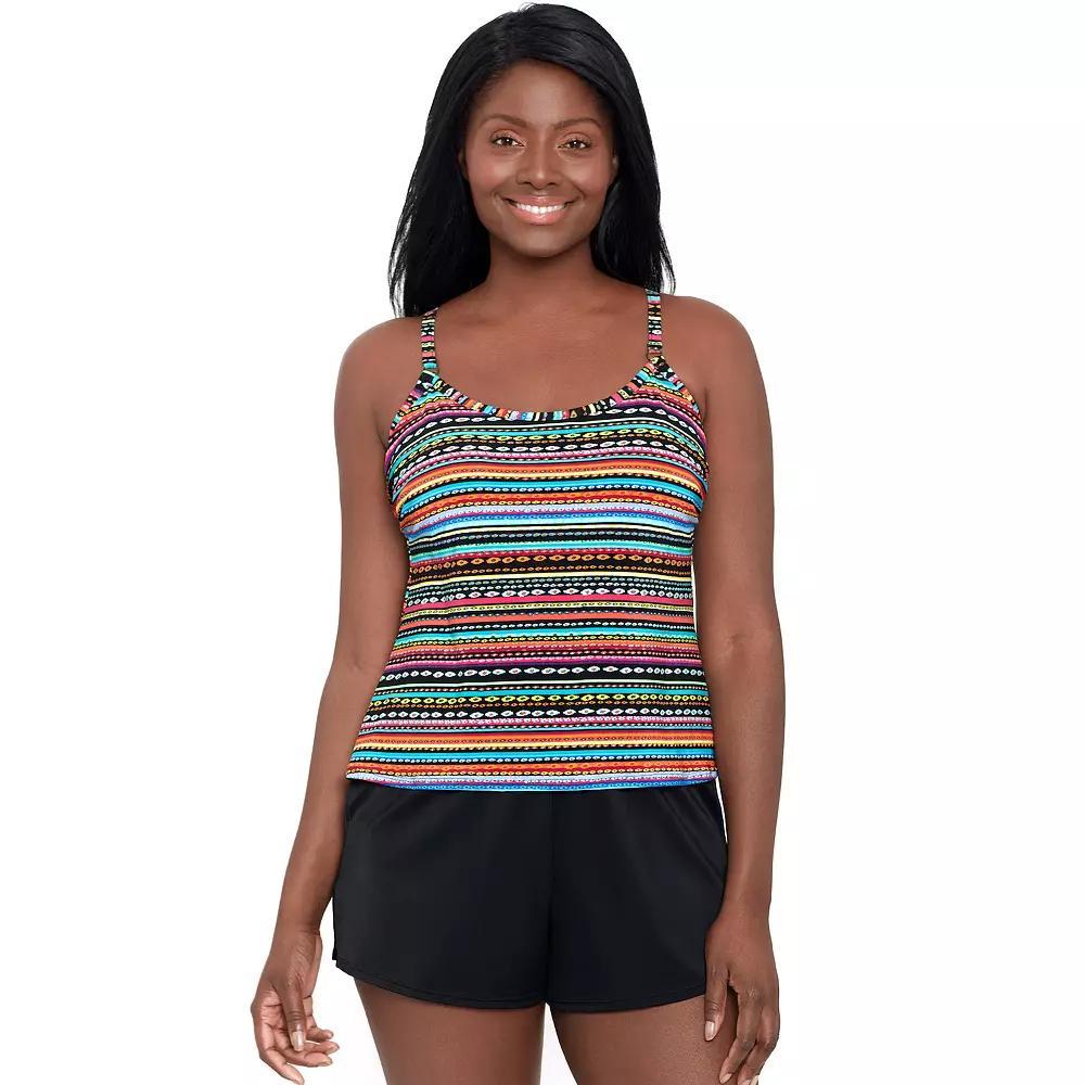 Women's Trimshaper Farrah Romper Swimsuit, Size: 10, Cool Blue Product Image