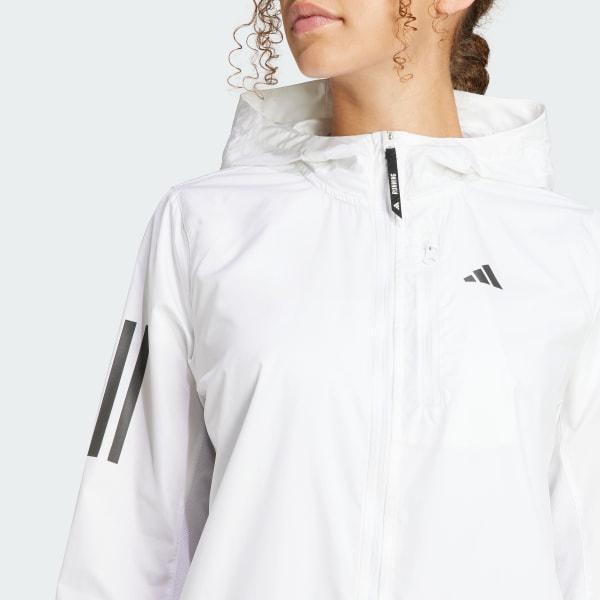 adidas Own The Run Jacket White L Womens Product Image