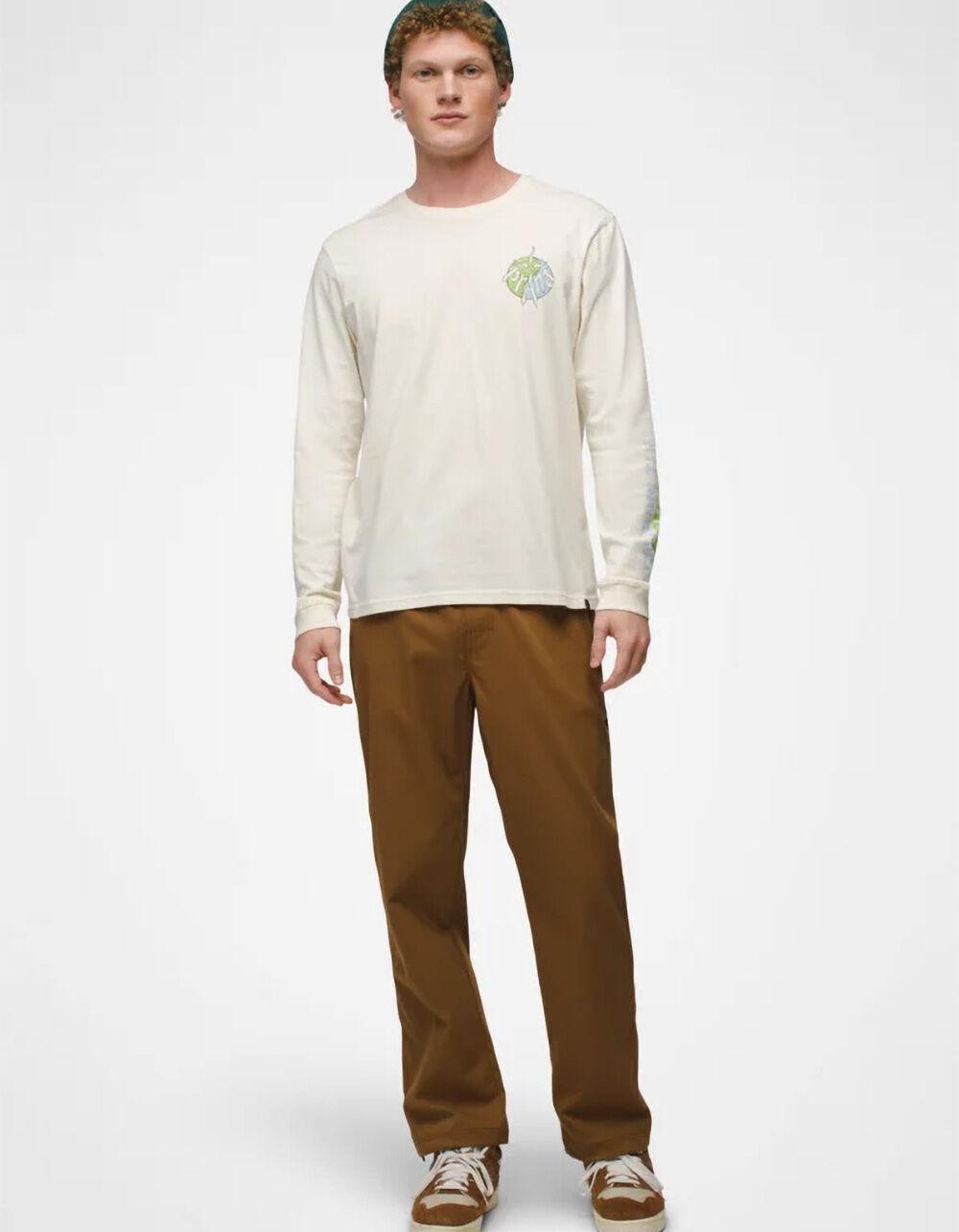 PRANA Stretch Zion™ Top-Out Mens Straight Pants - BROWN Product Image