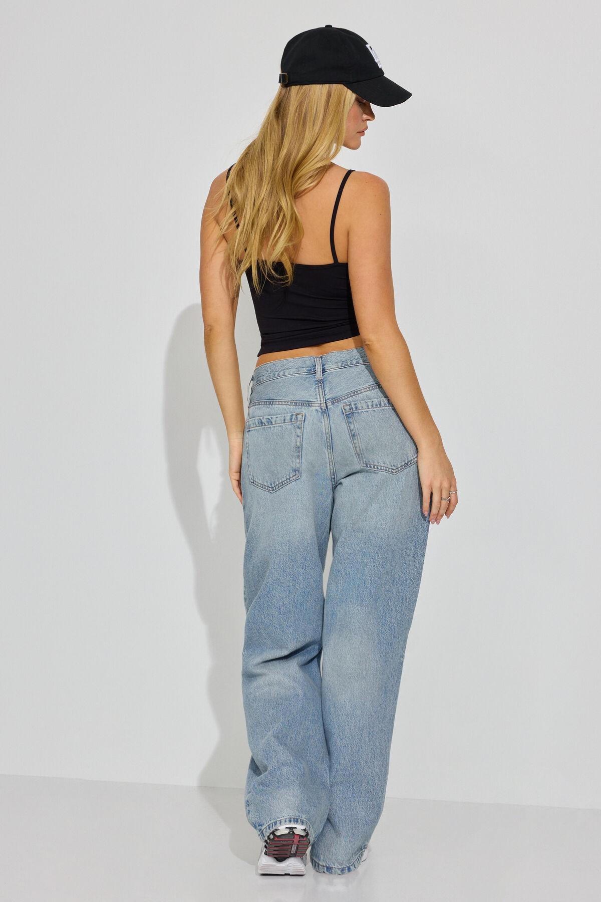 Low Rise Baggy Jeans Product Image