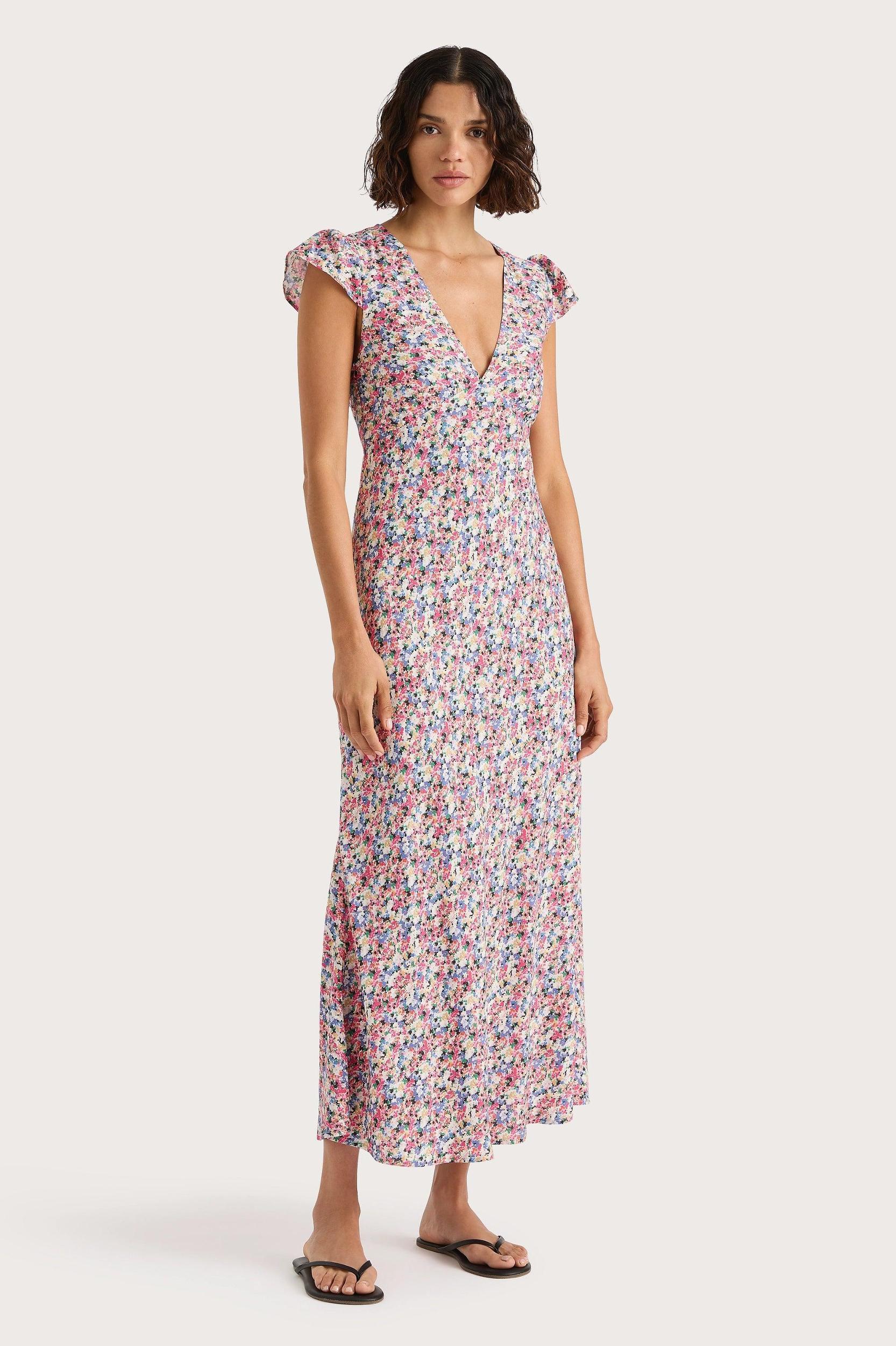 Esson Midi Dress Valerie Floral Multi Product Image