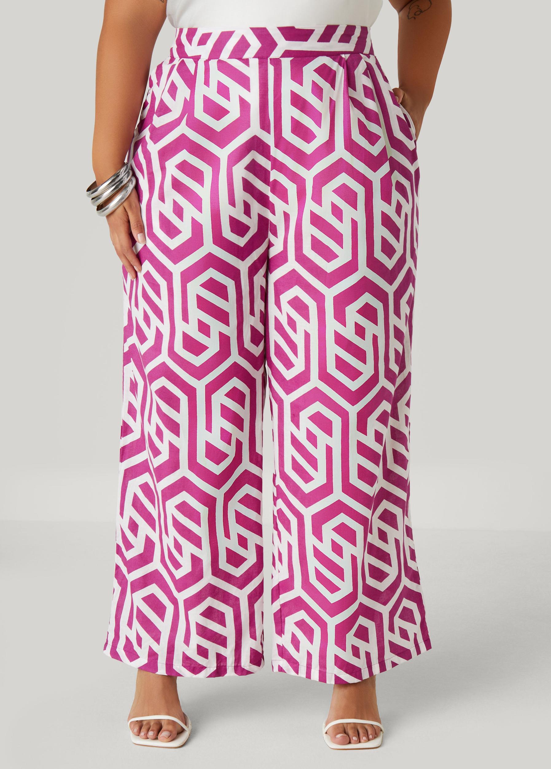 Geo Print Cotton Shirt Product Image