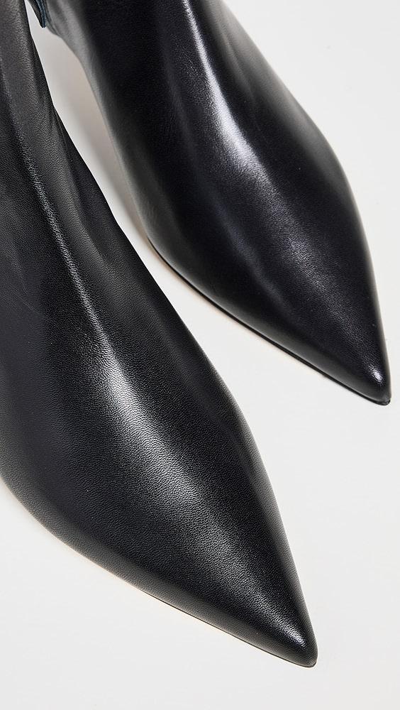 AEYDE Sofie Nappa Leather Black Boots | Shopbop Product Image