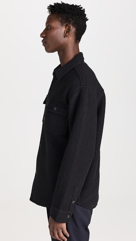 Reigning Champ Boiled Wool Warden Overshirt | Shopbop Product Image