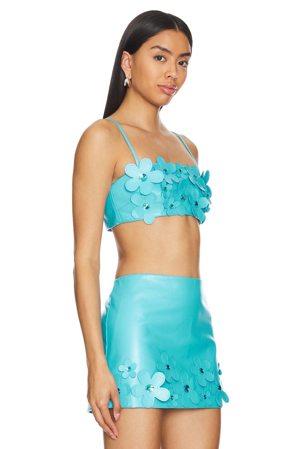 Nova Faux Leather Crop Top Lovers and Friends Product Image
