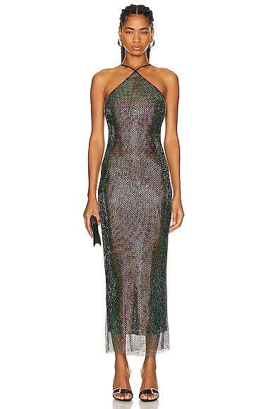 The New Arrivals by Ilkyaz Ozel Blanca Dress in Black Product Image
