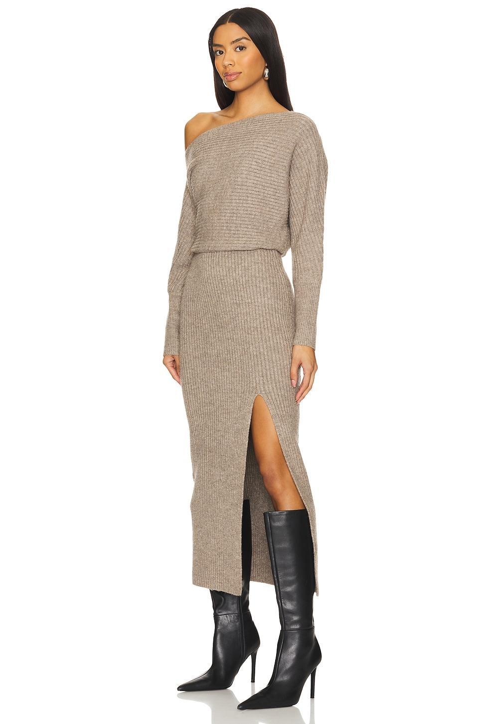 Alta Sweater Dress Line & Dot Product Image