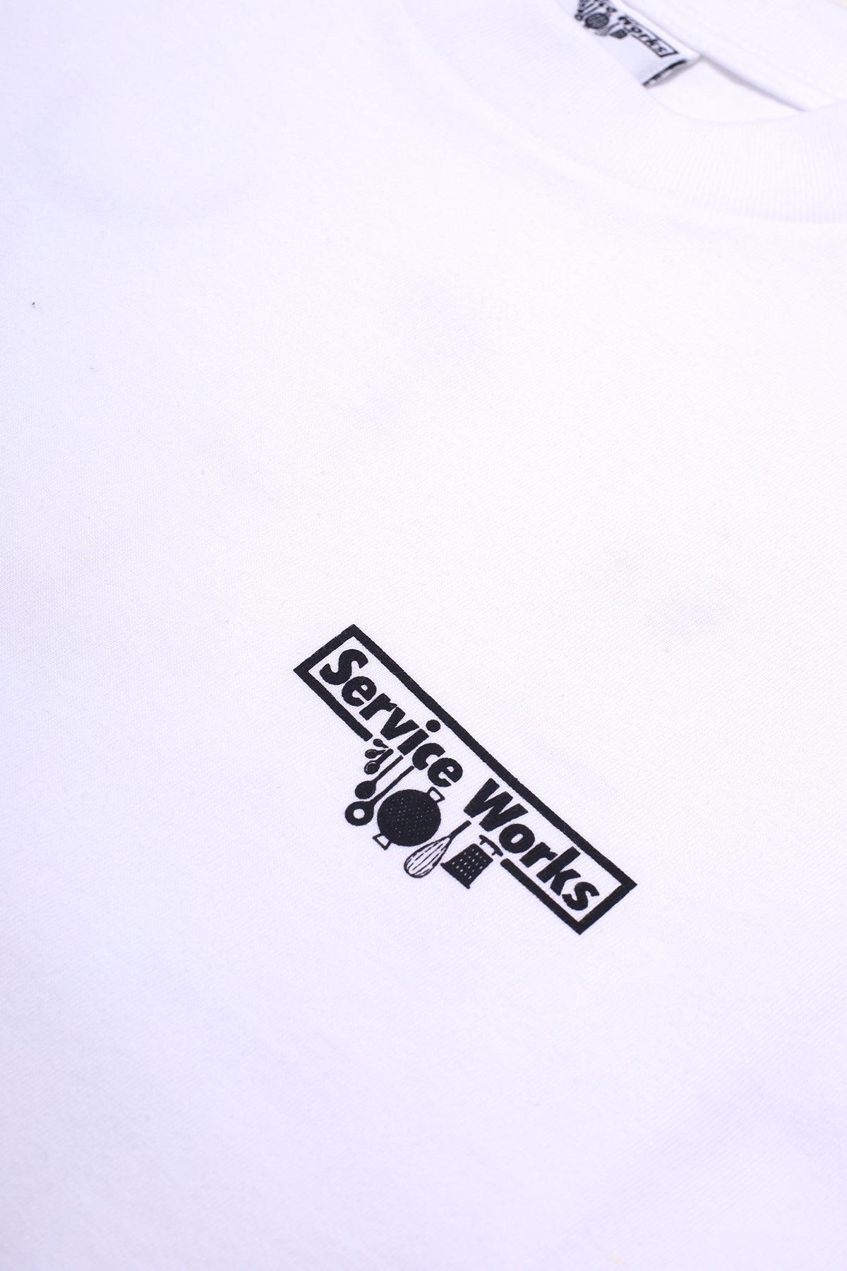 Service Works - Wine Spill Tee - White Product Image