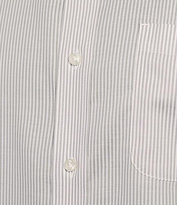 Daniel Cremieux Signature Label Non-Iron Stripe Oxford Long Sleeve Woven Shirt Product Image