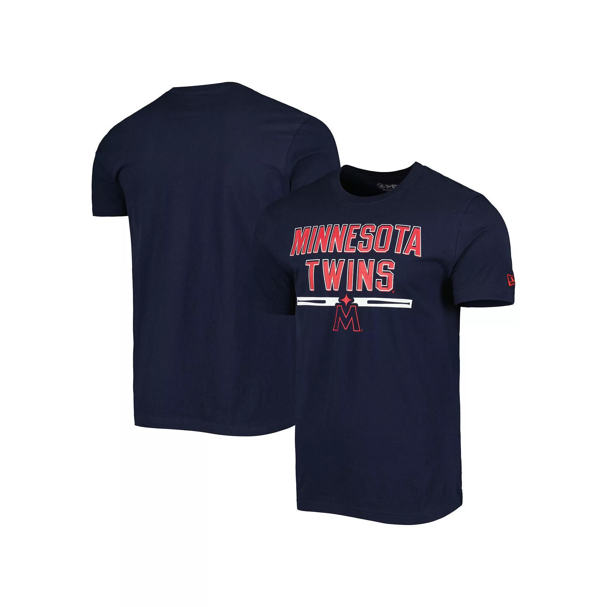 Men's New Era Navy Minnesota Twins Batting Practice T-Shirt, Size: Large, Blue Product Image