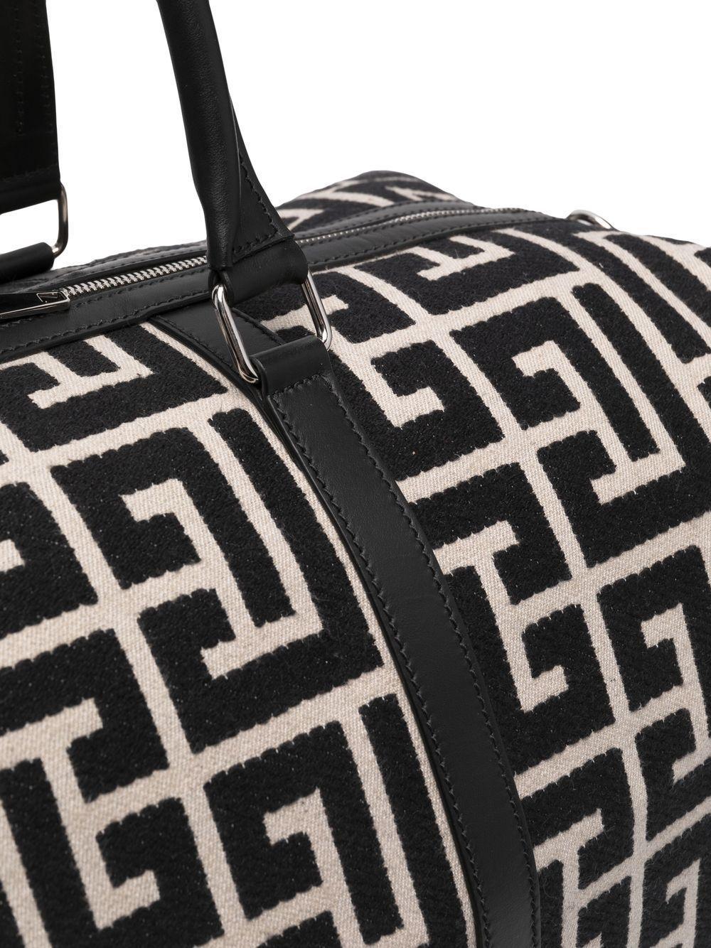 Voyage monogram-jacquard duffle bag Product Image