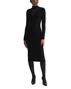 Womens Sabrina Turtleneck Midi-Dress Product Image