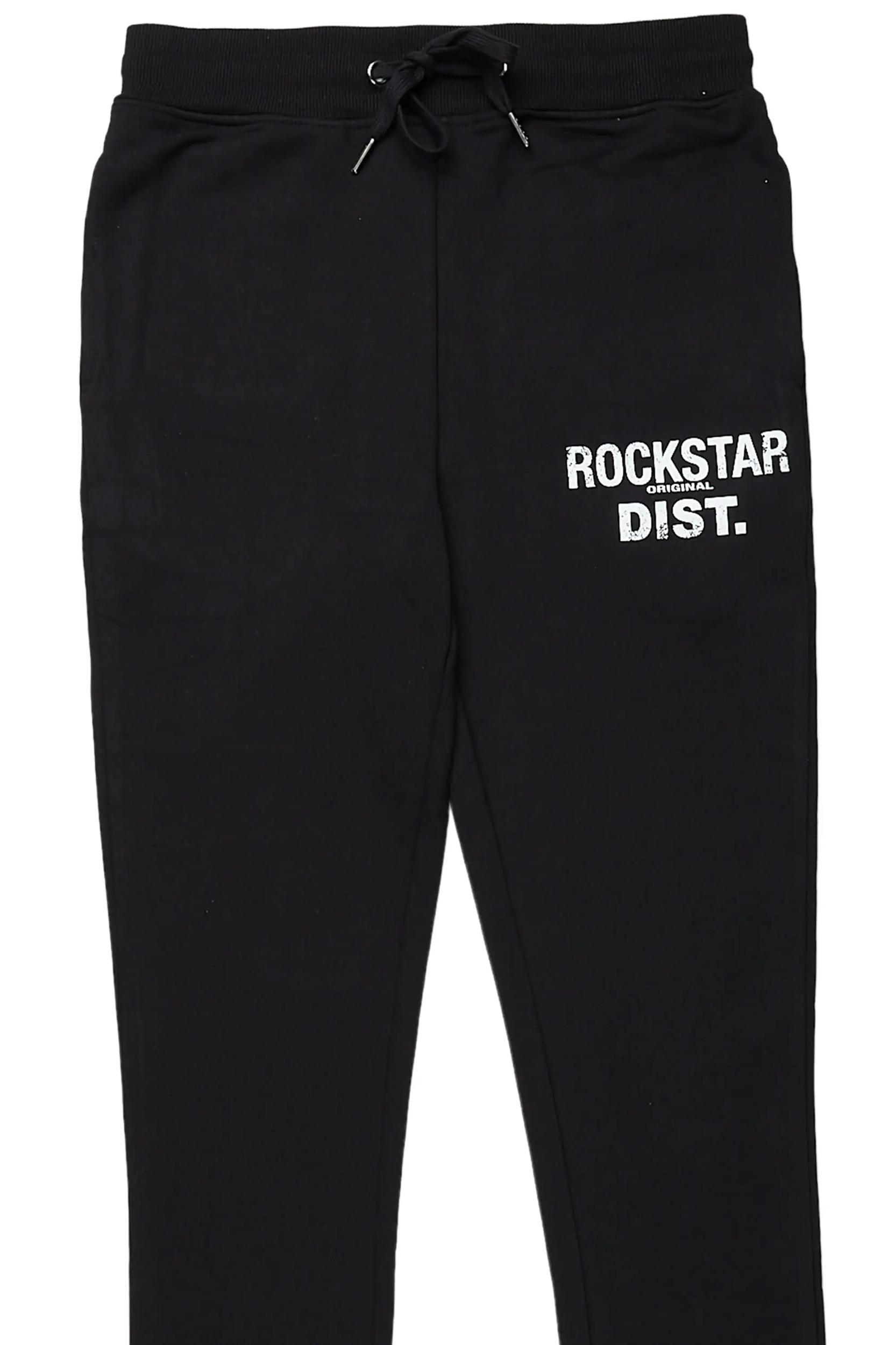 Alpine Black Stacked Flare Pant Male Product Image