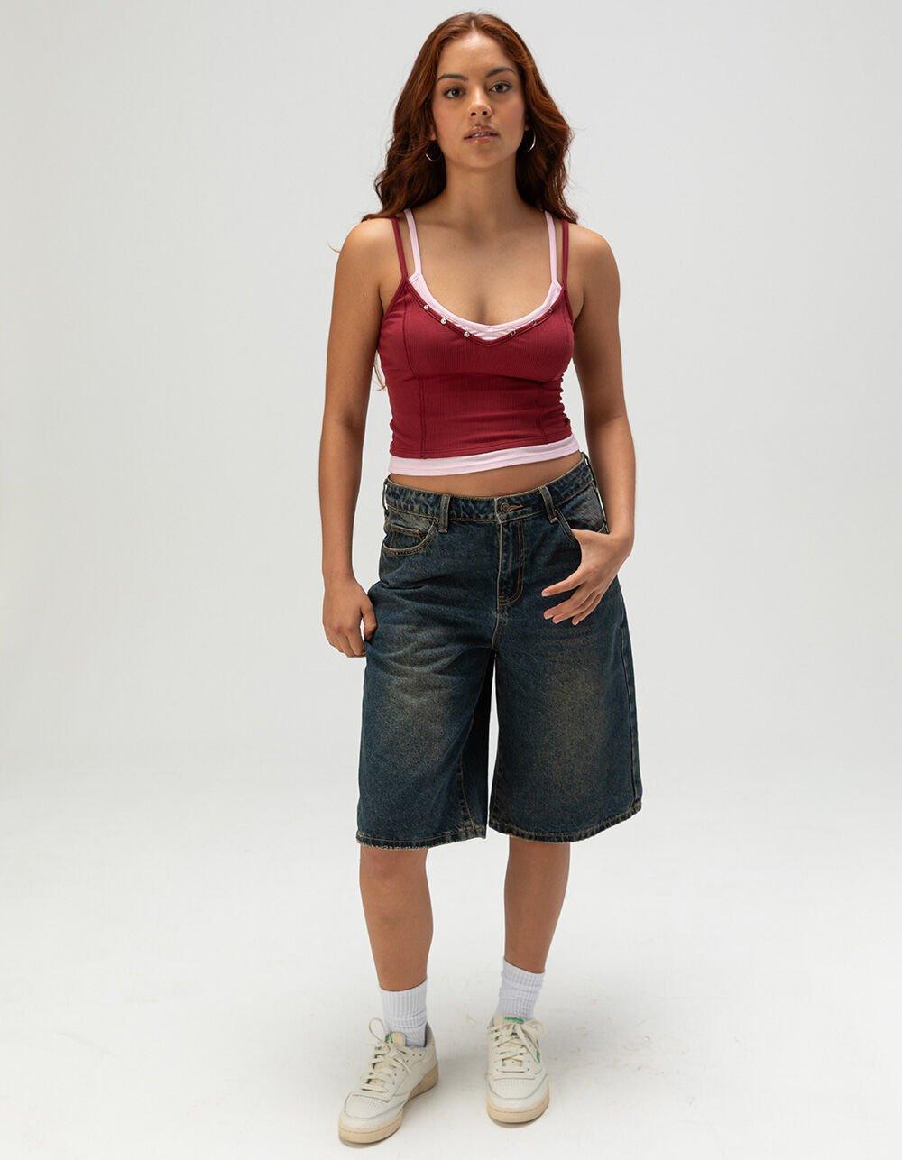 RSQ Womens Low Rise Baggy Jorts Product Image