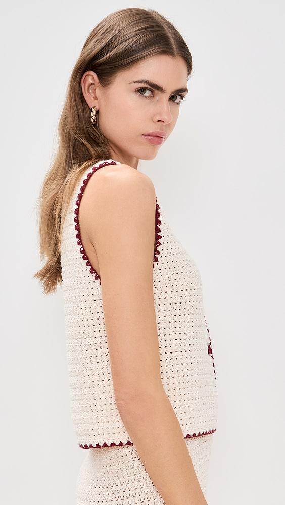 VRG GRL Stella Crochet Vest | Shopbop Product Image
