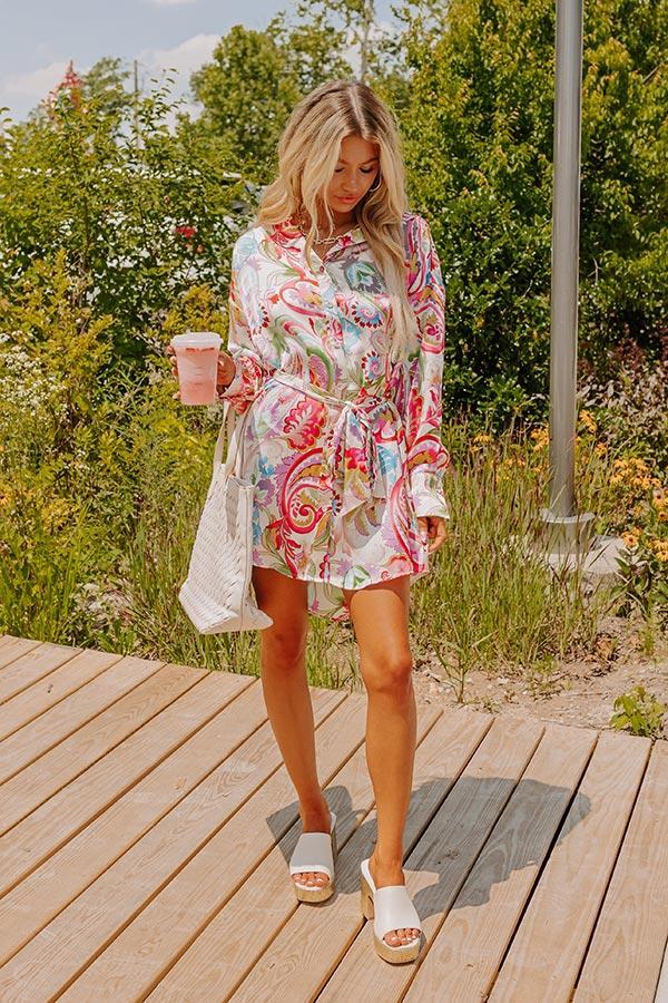 Cityscape Moment Satin Mini Dress Product Image
