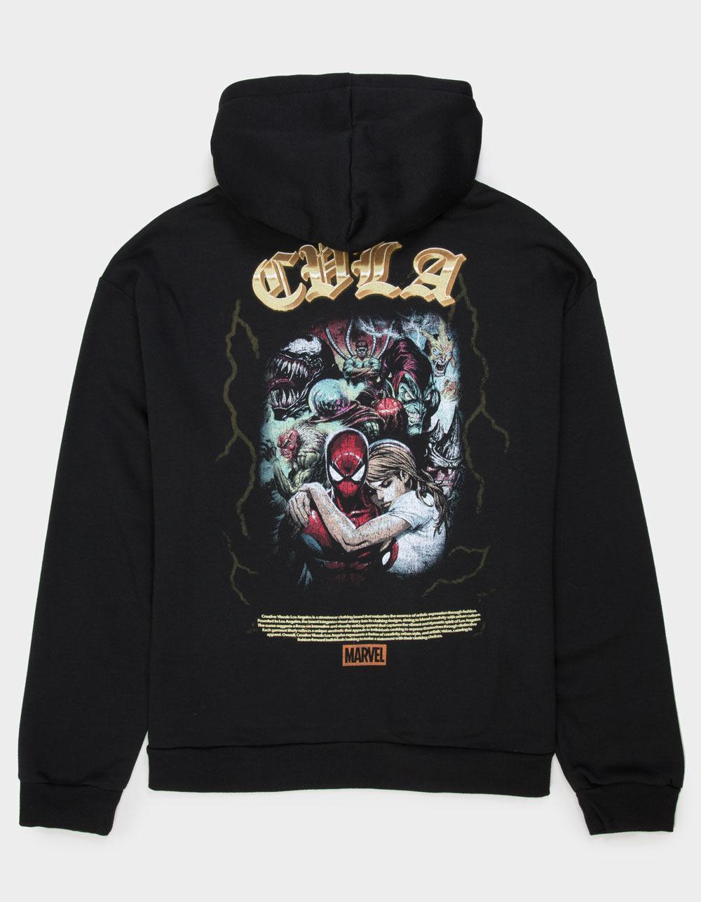 CVLA x Marvel Villains Group Mens Hoodie - BLACK Product Image