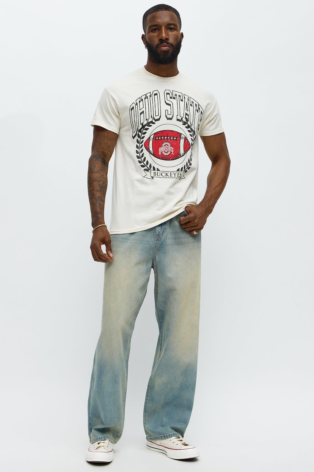 Ohio State Buckeyes Football Short Sleeve Tee - Natural Product Image