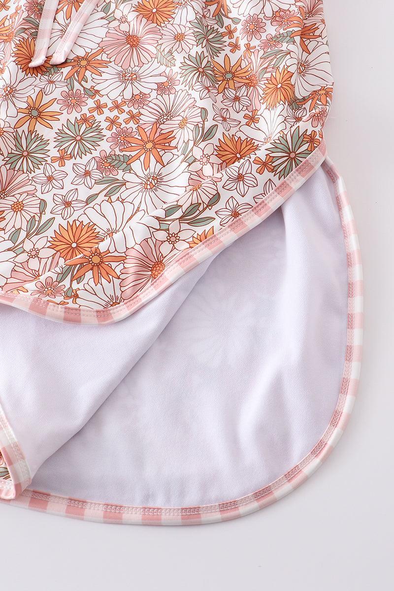 Daisy print woman swim cover up Product Image