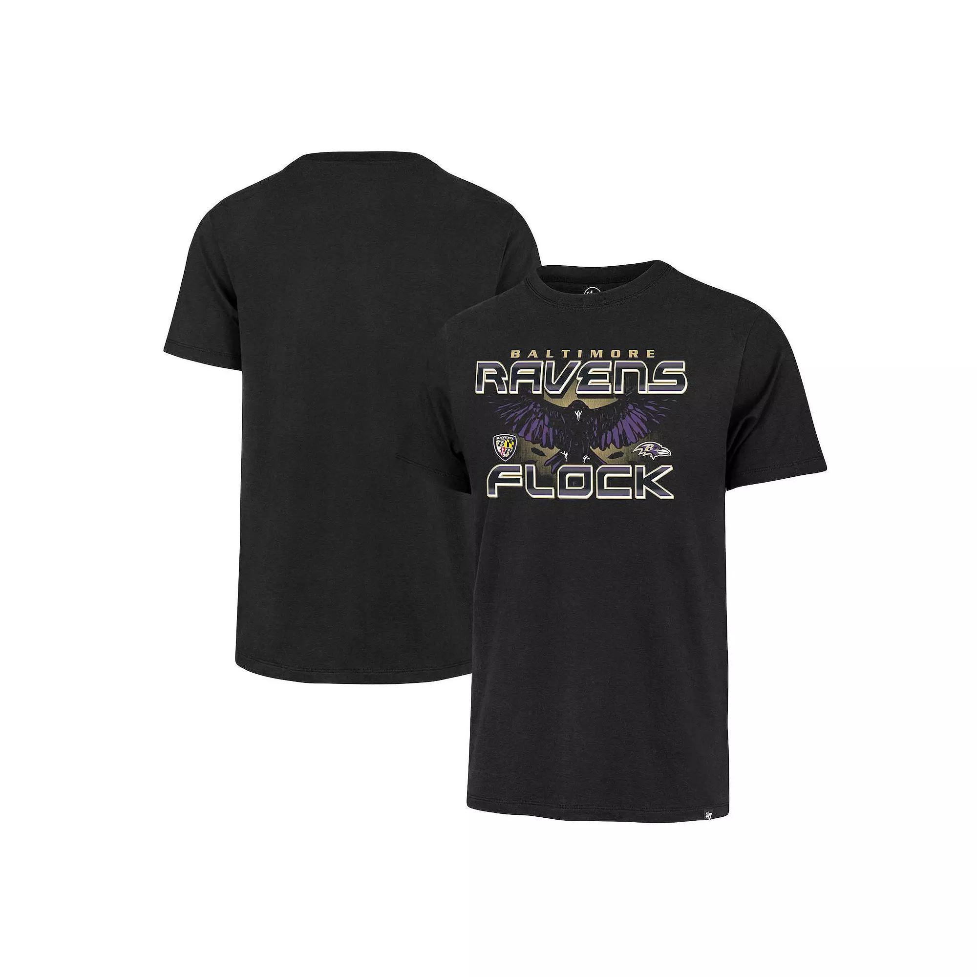 Men's '47 Black Jacksonville Jaguars Last Call Franklin T-Shirt, Size: XL Product Image