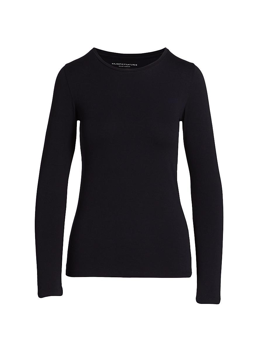 Majestic Filatures Crewneck Long Sleeve Tee Product Image