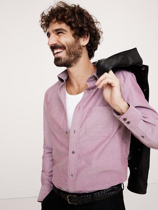 Slim Wrinkle-Resistant Dress Shirt Product Image