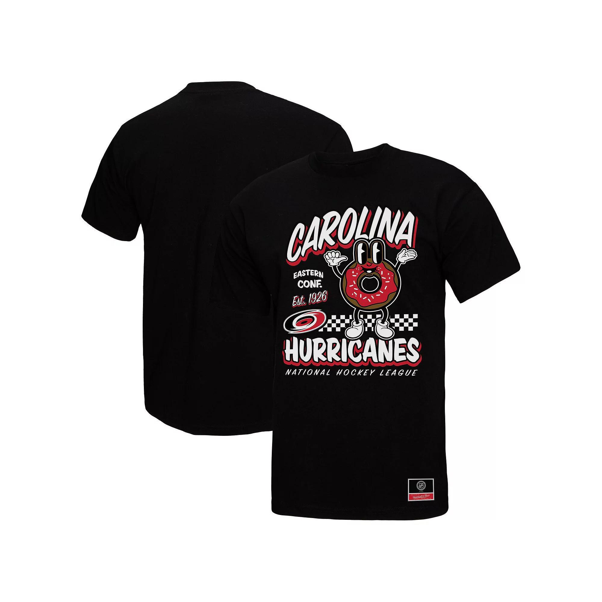 Men's Mitchell & Ness Black Carolina Hurricanes Local Food T-Shirt, Size: 2XL Product Image