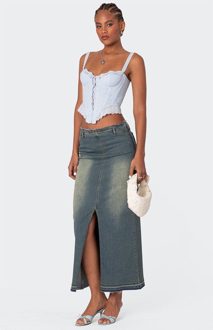 Edikted Women's Asteria Eyelet Corset Product Image