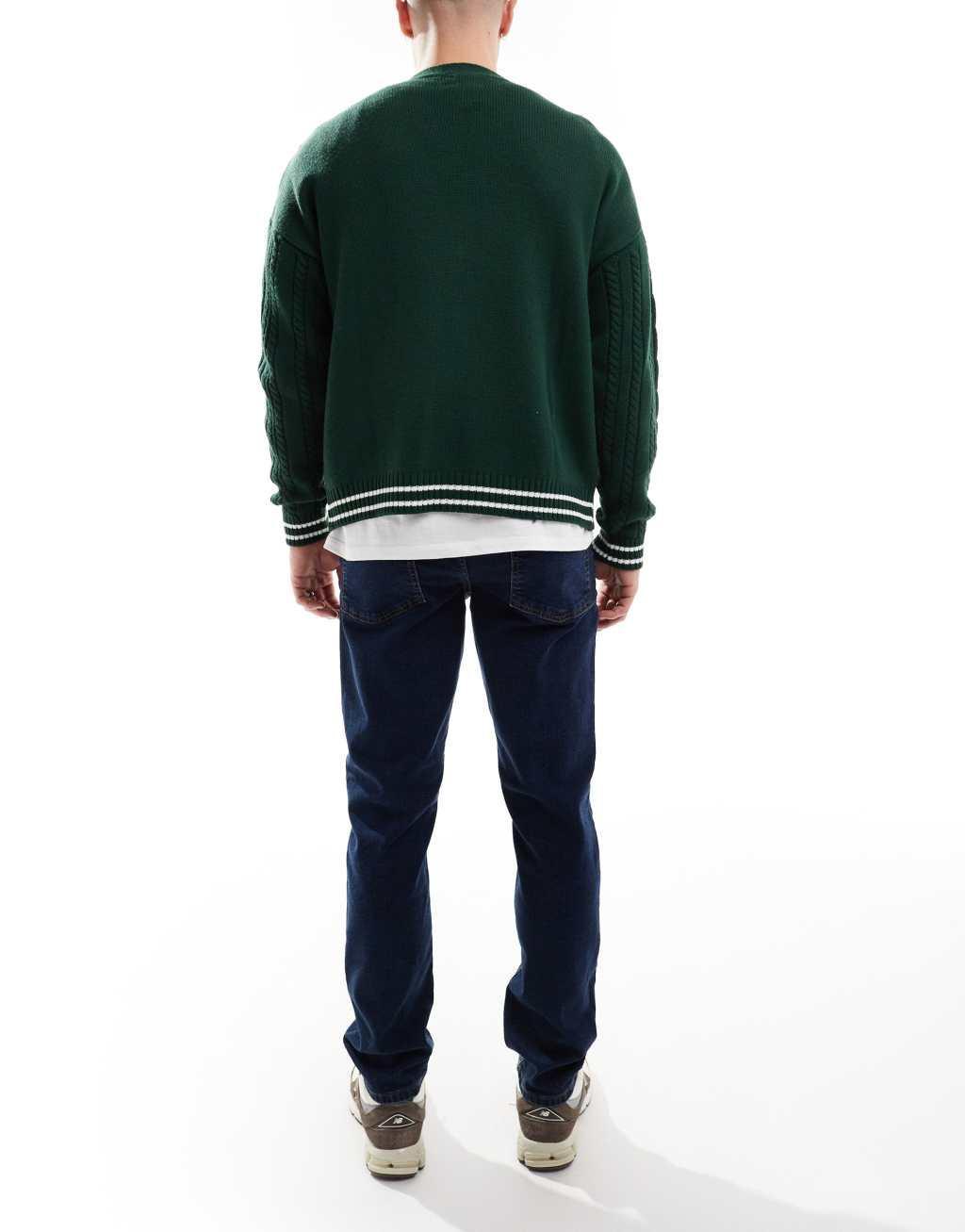 ASOS DESIGN stretch slim jeans in indigo Product Image