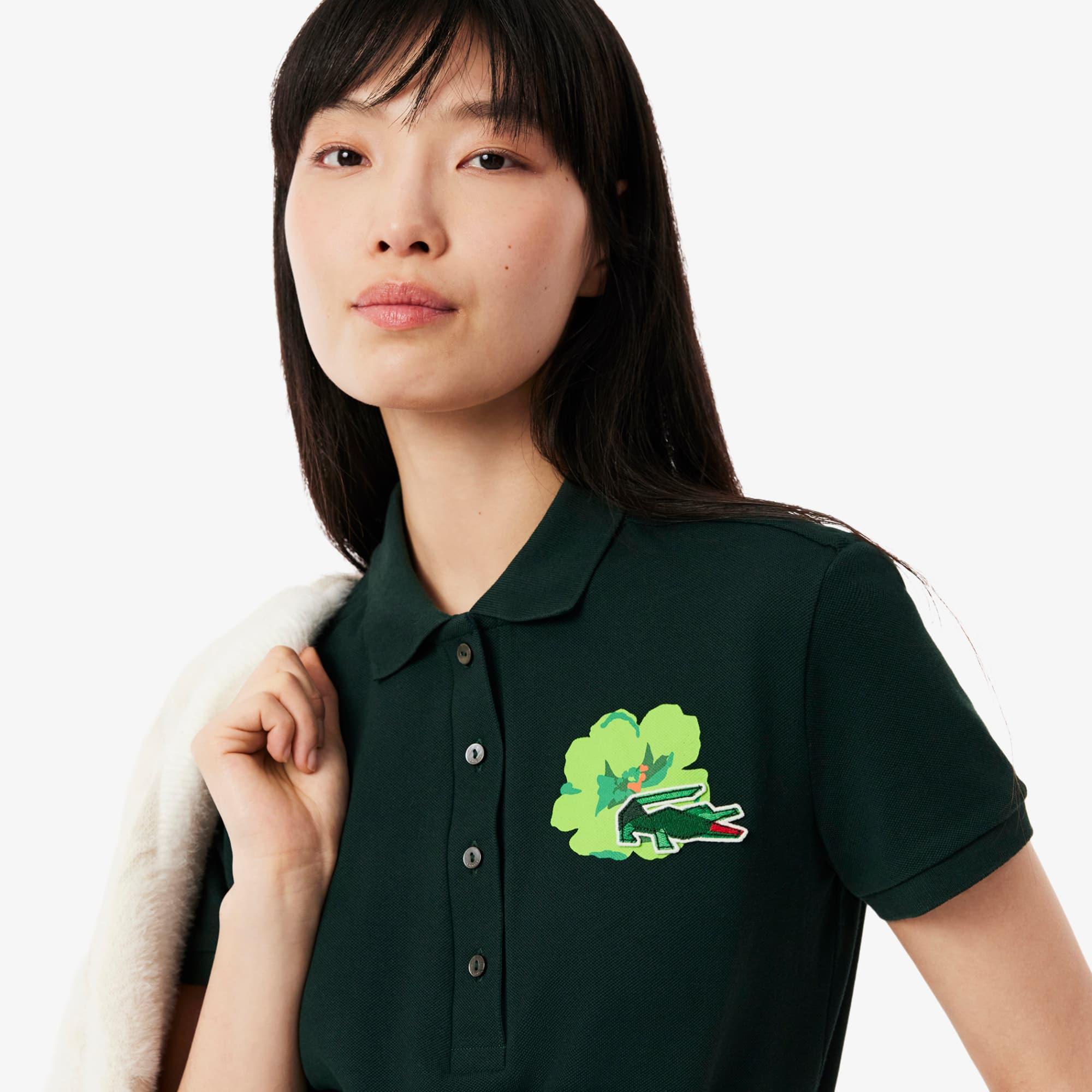 Women's Slim Fit L.12.D Stretch Mini Piqué Polo Product Image
