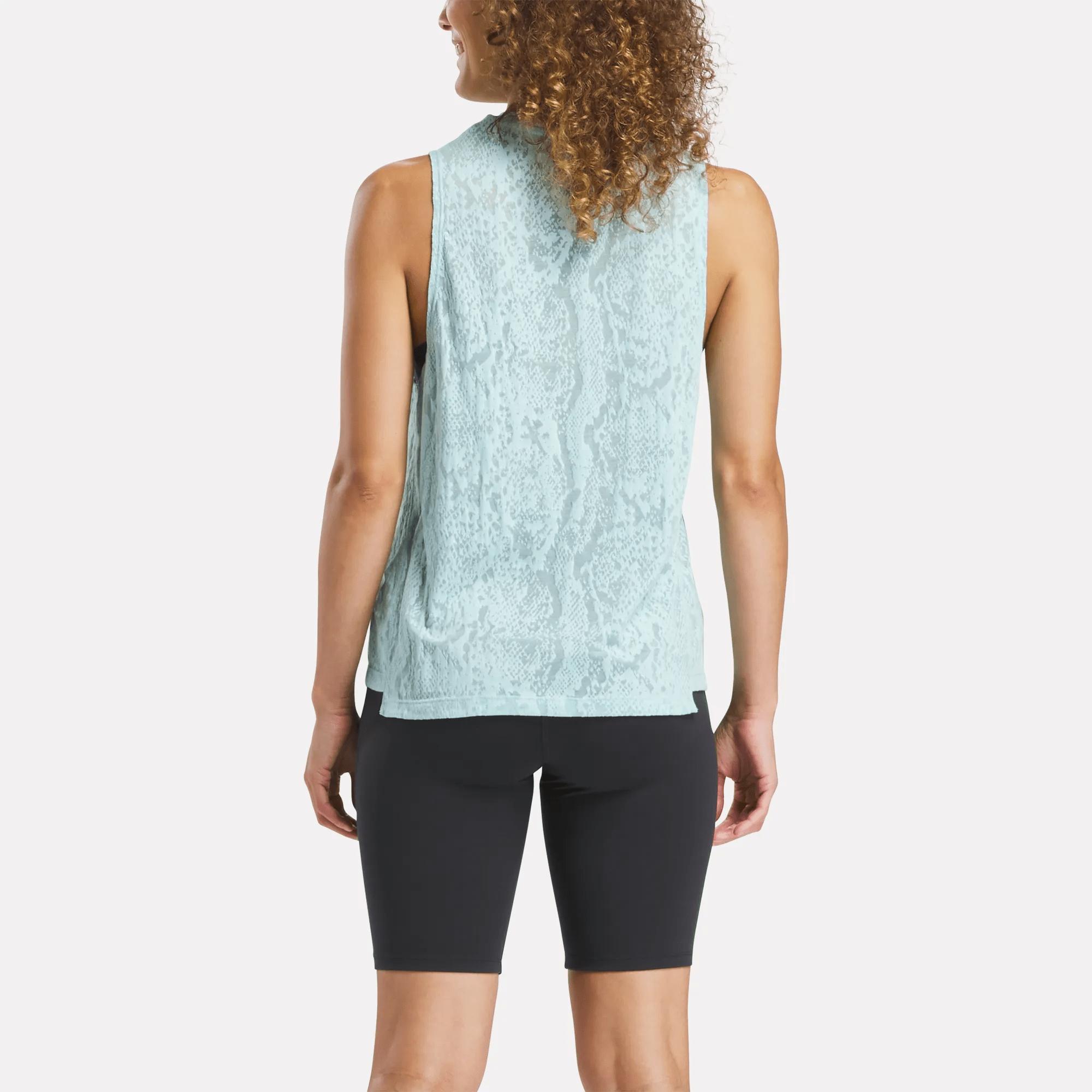 Women's Burnout Muscle Tank Top Female Product Image