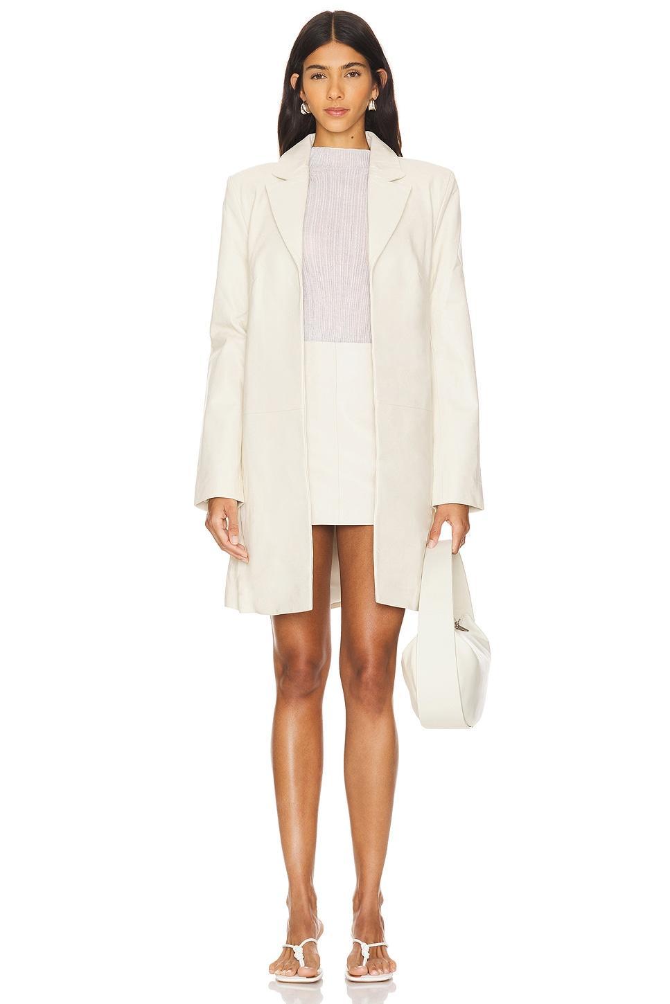 Leather Longline Jacket St. Agni Product Image