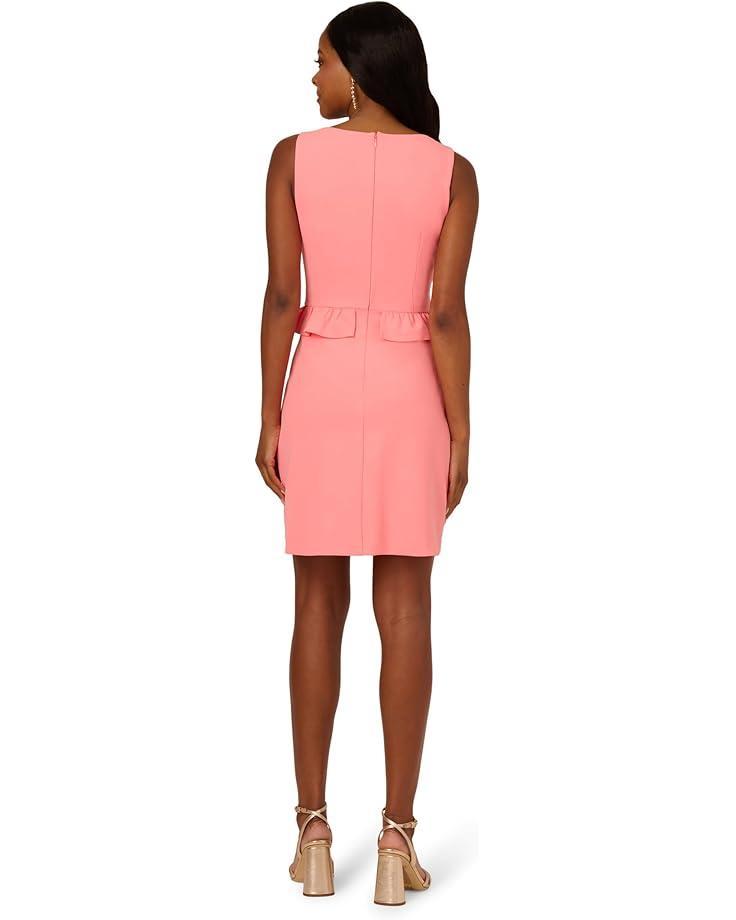 Knit Crepe Short Dress Product Image