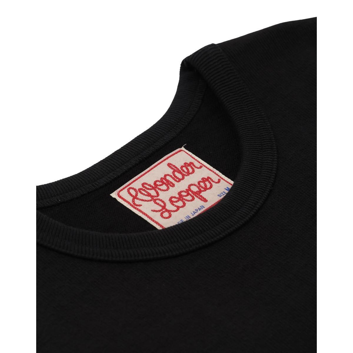 Crewneck T-shirt Triple Heavyweight Tsuriami Black Product Image