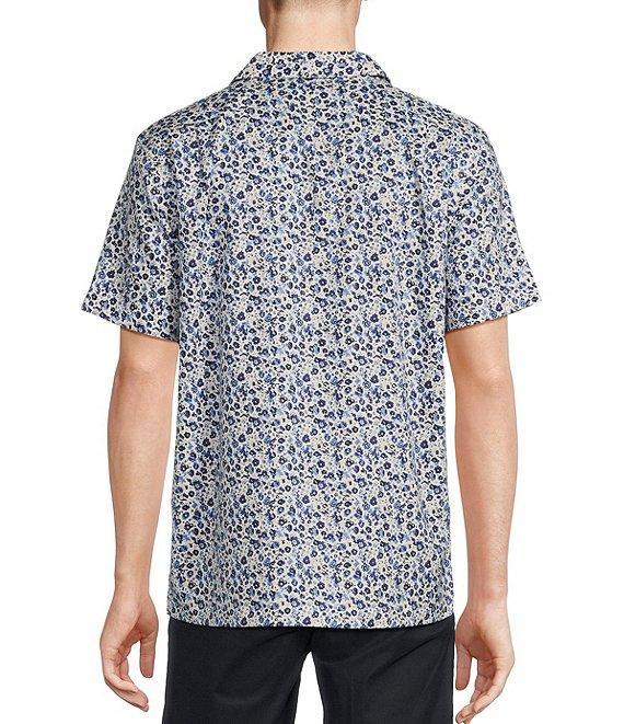 Daniel Cremieux Signature Label Floral Print Short Sleeve Woven Camp Shirt Product Image