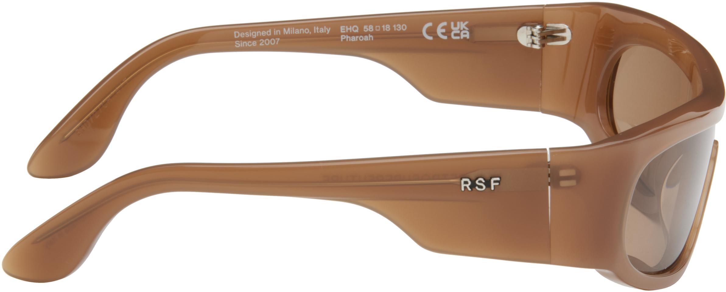 RETROSUPERFUTURE Brown Pharaoh Sunglasses Product Image