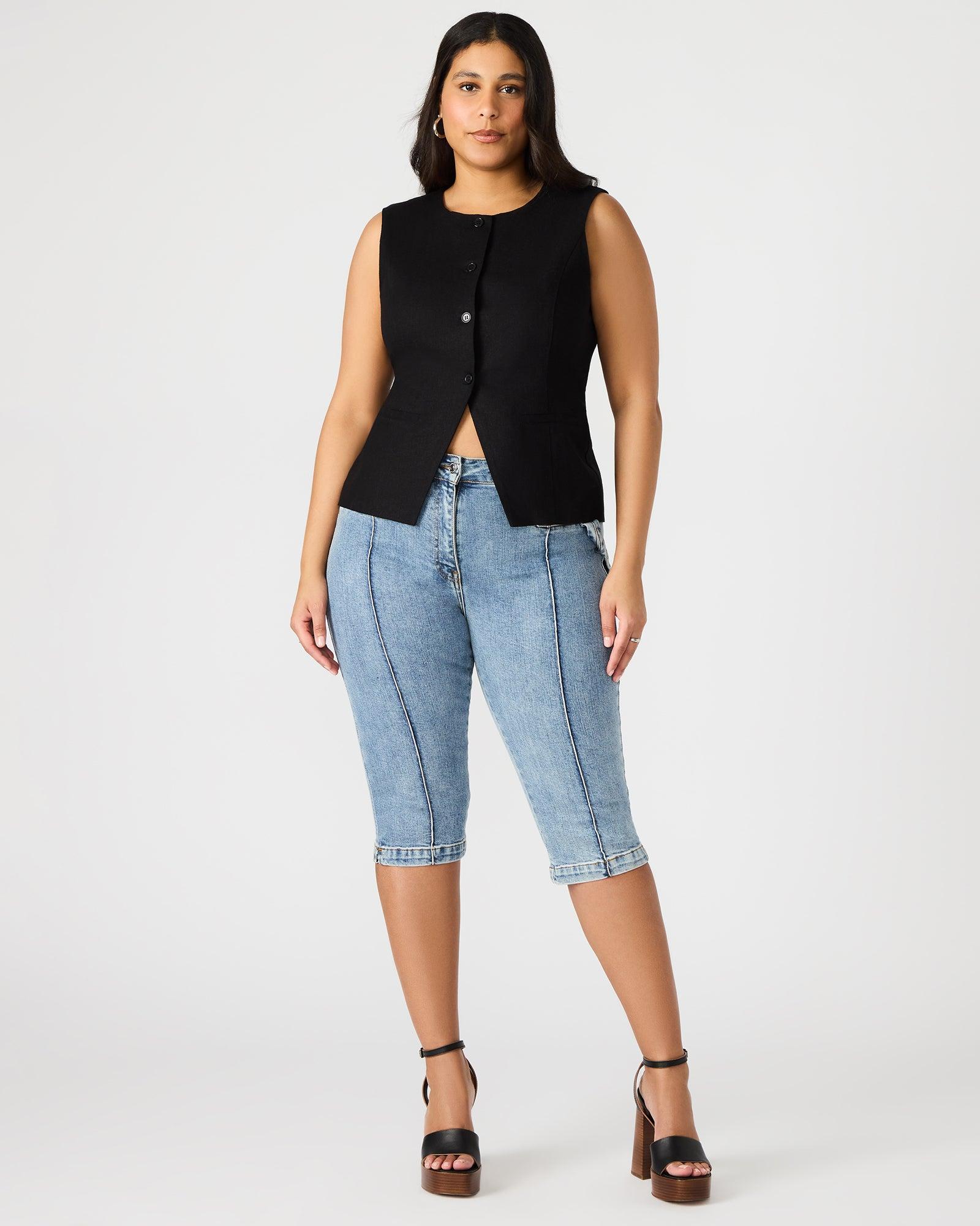 SKINNY DELRAY DENIM CAPRI PANT Female Product Image