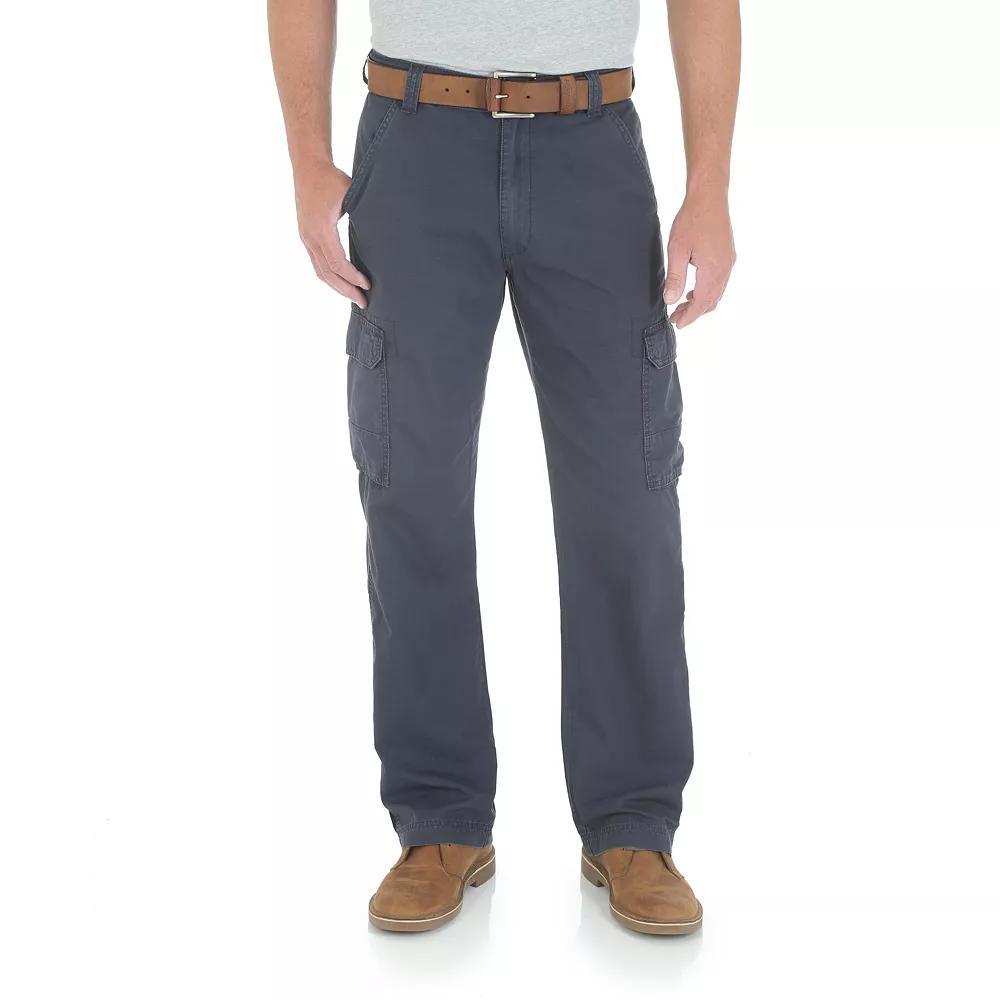 Men’s Wrangler Ripstop Cargo Pants, Men's, Size: 42X30, Blue Product Image