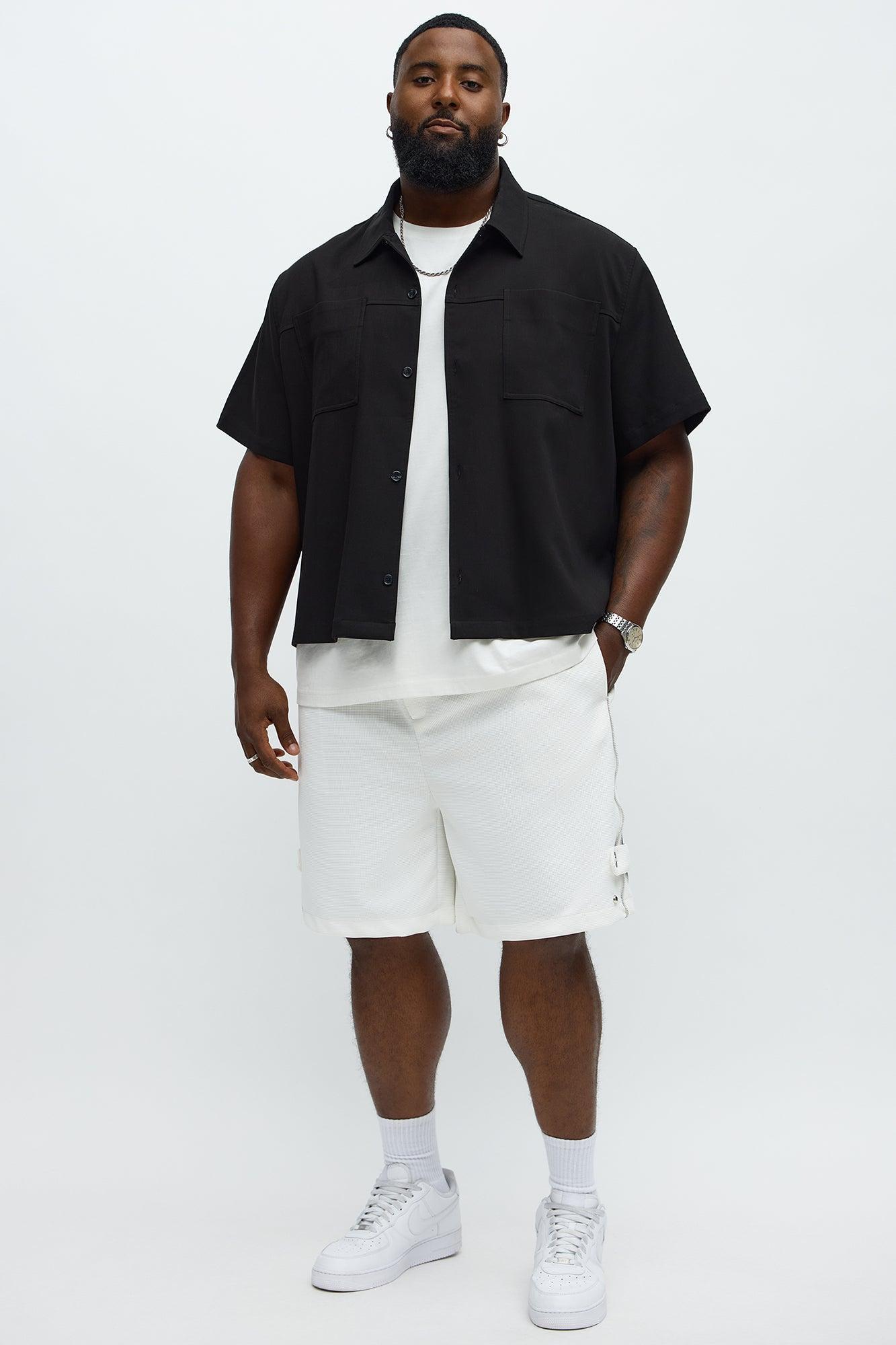 Relaxed Bright Stars Shorts - White Product Image