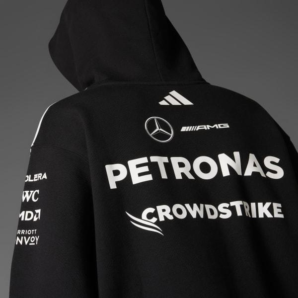 adidas MERCEDES - AMG PETRONAS FORMULA ONE TEAM HOOD Black M Mens Product Image
