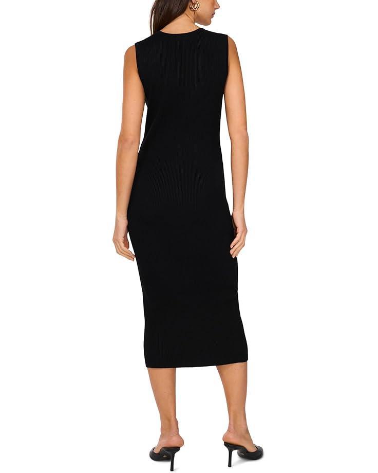 Mock Neck Drop Shoulder Midi Dress Product Image
