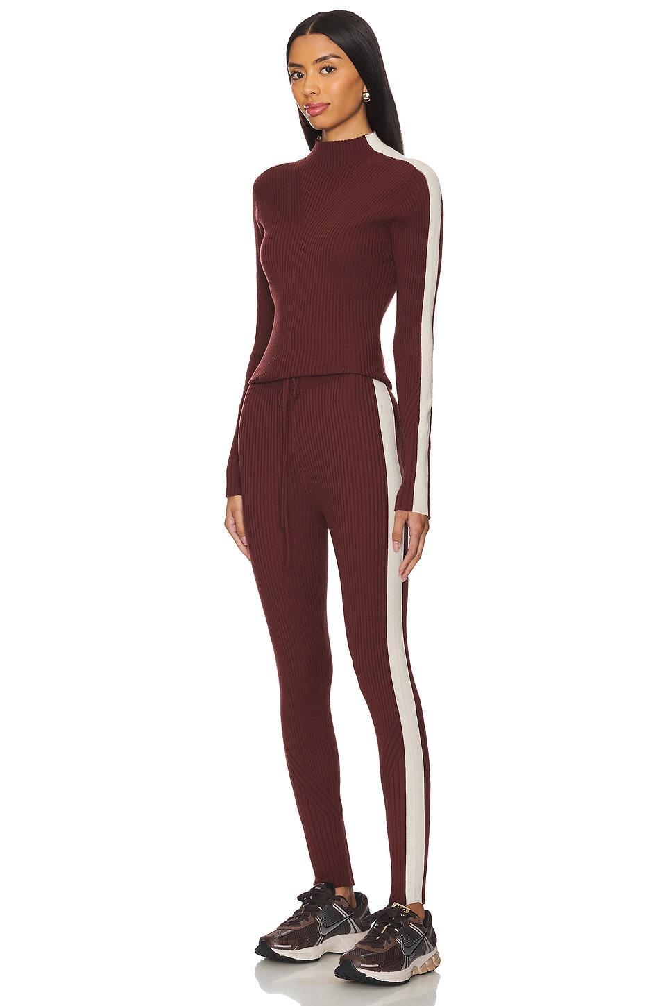 Wilshire Mock Neck Knit Top Varley Product Image