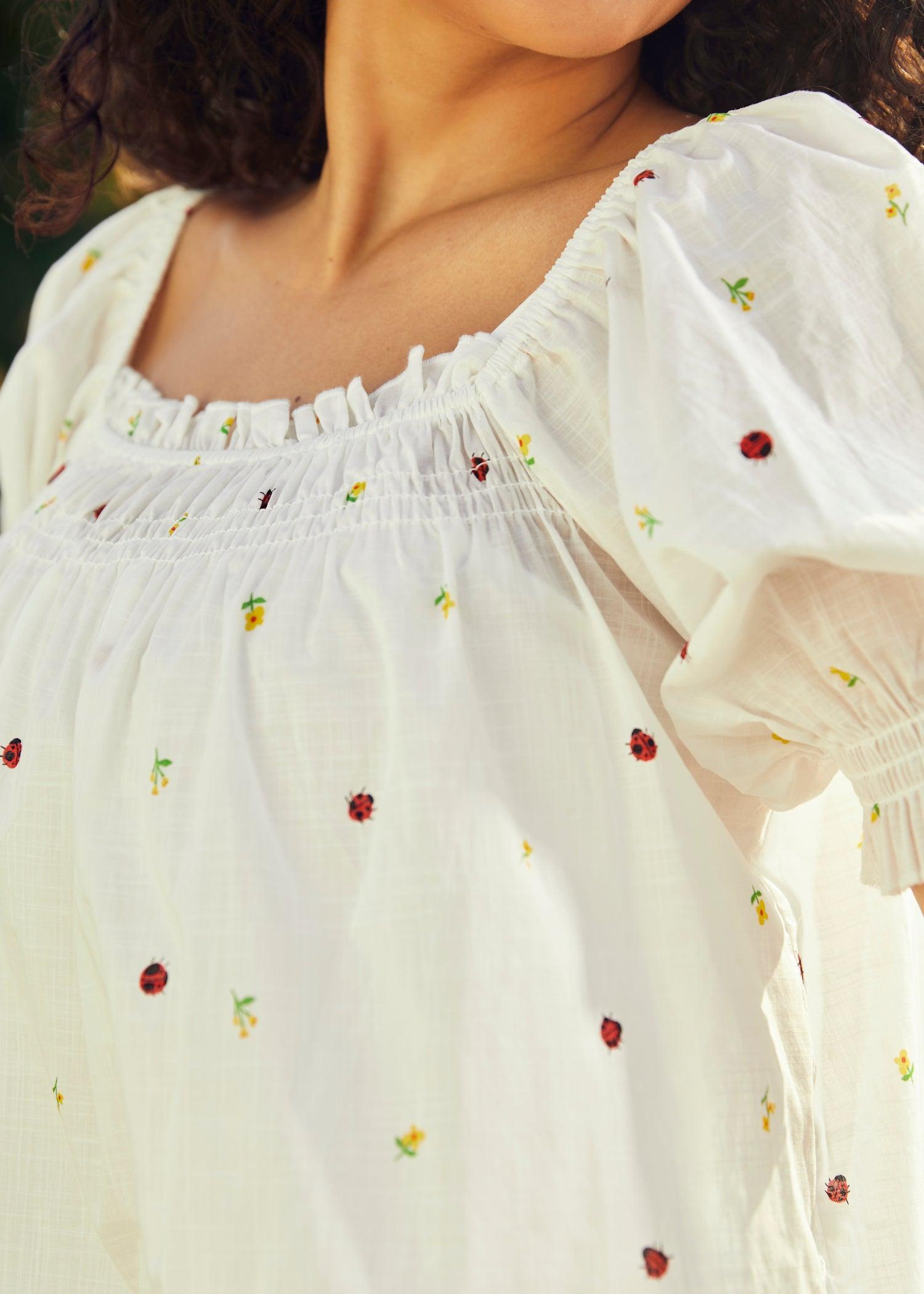 Summertime Garden Stories Smocked Mini Dress Product Image