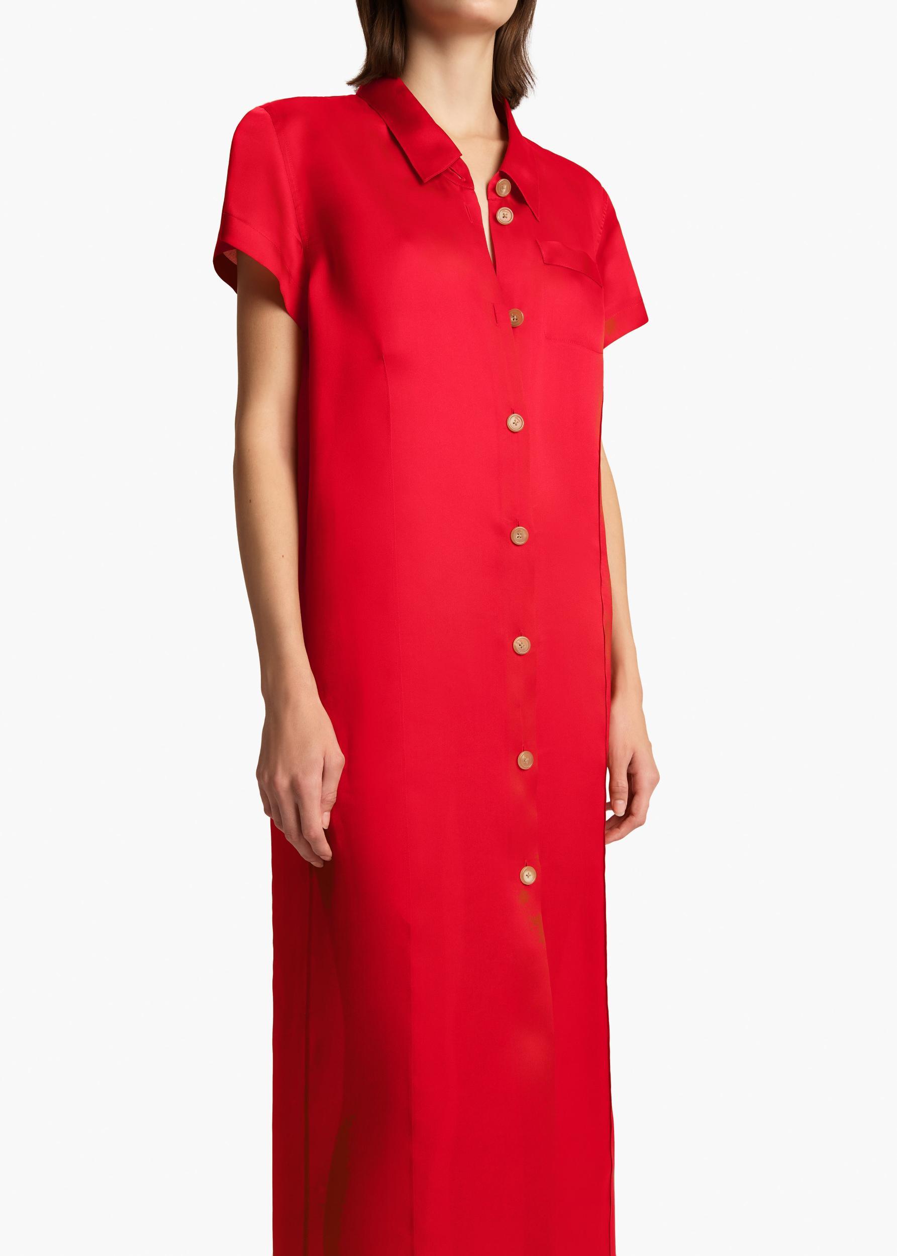 Effy Dress in Raspberry Product Image