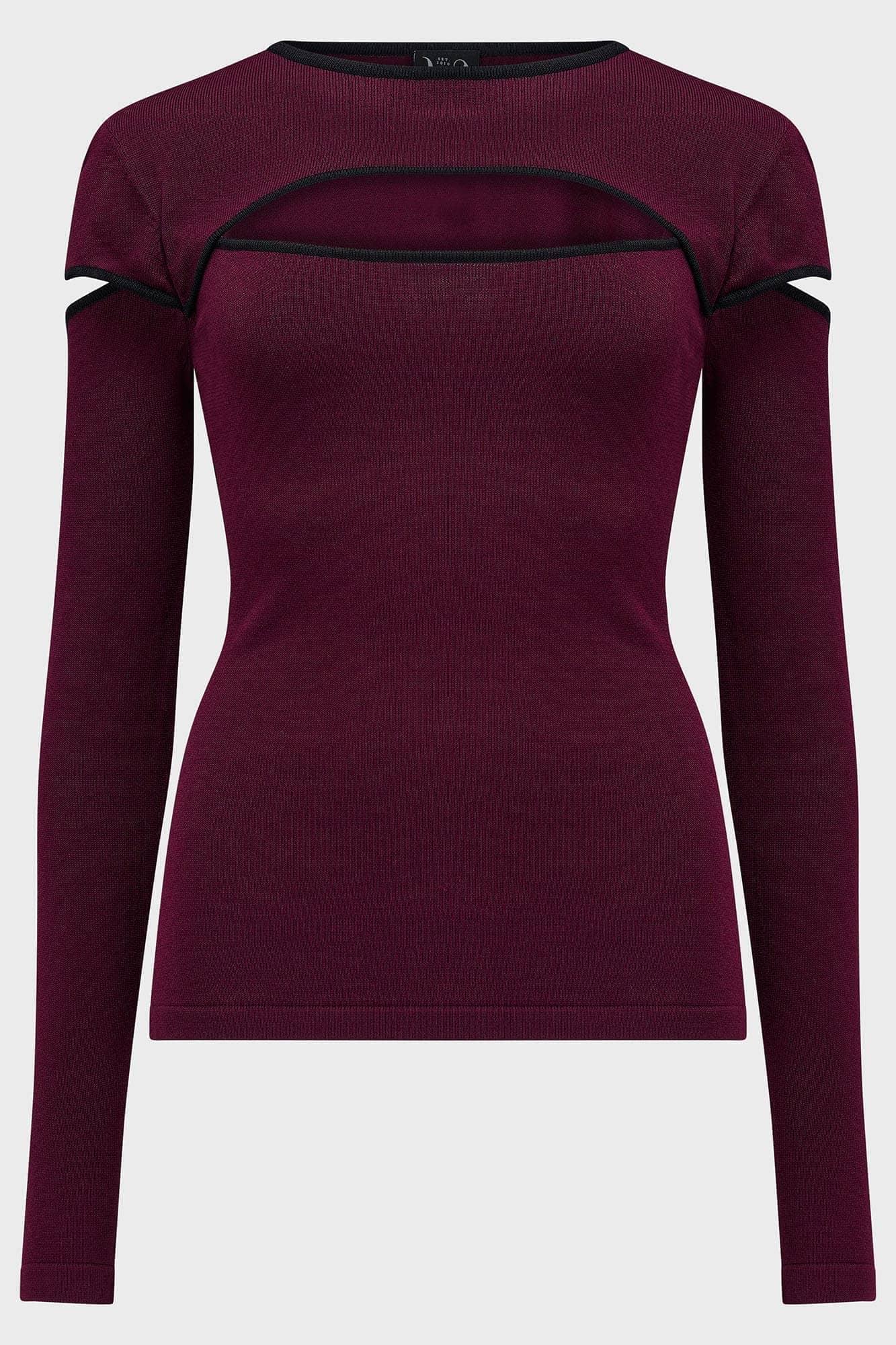 Abyssal Elegy Knitted Top Female Product Image