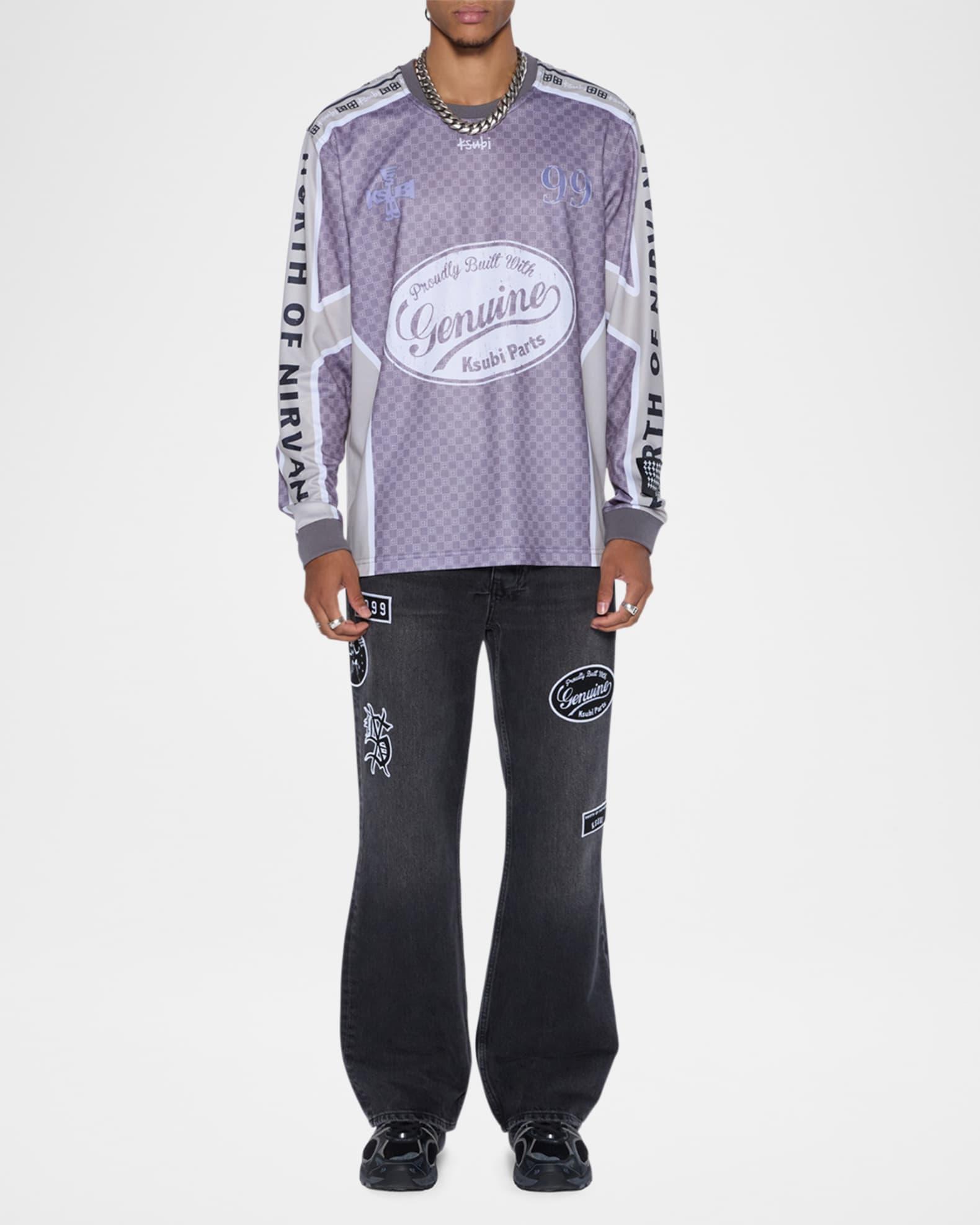 Men's Garage Moto Jersey Long-Sleeve T-Shirt Product Image