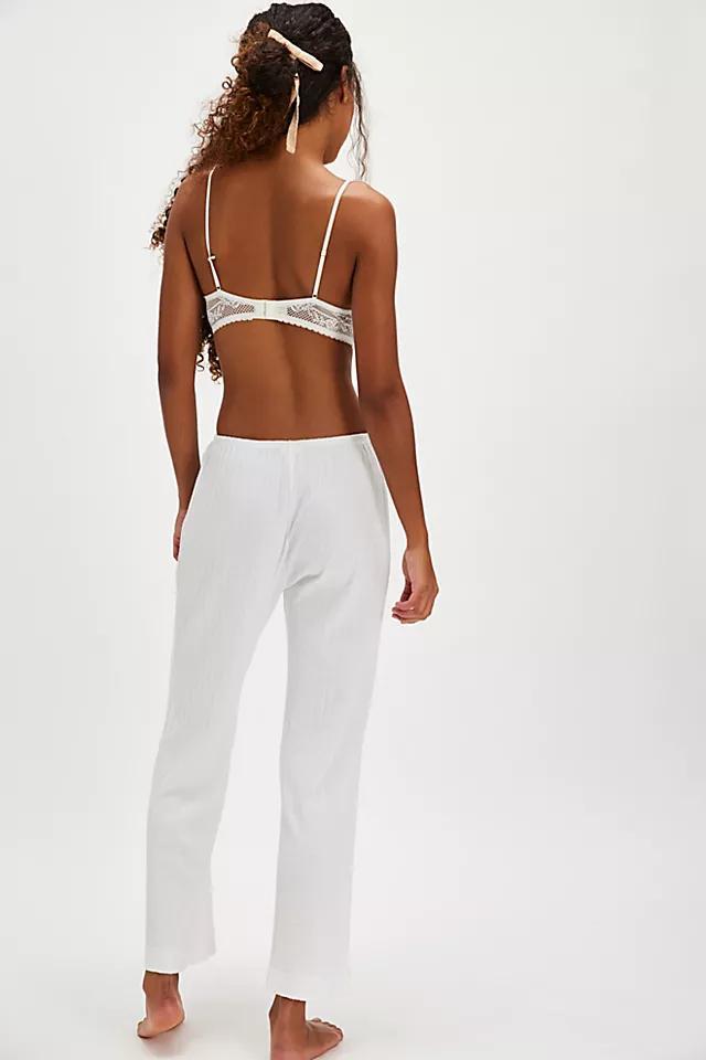DONNI. The Pointelle Simple Crop Pants Product Image