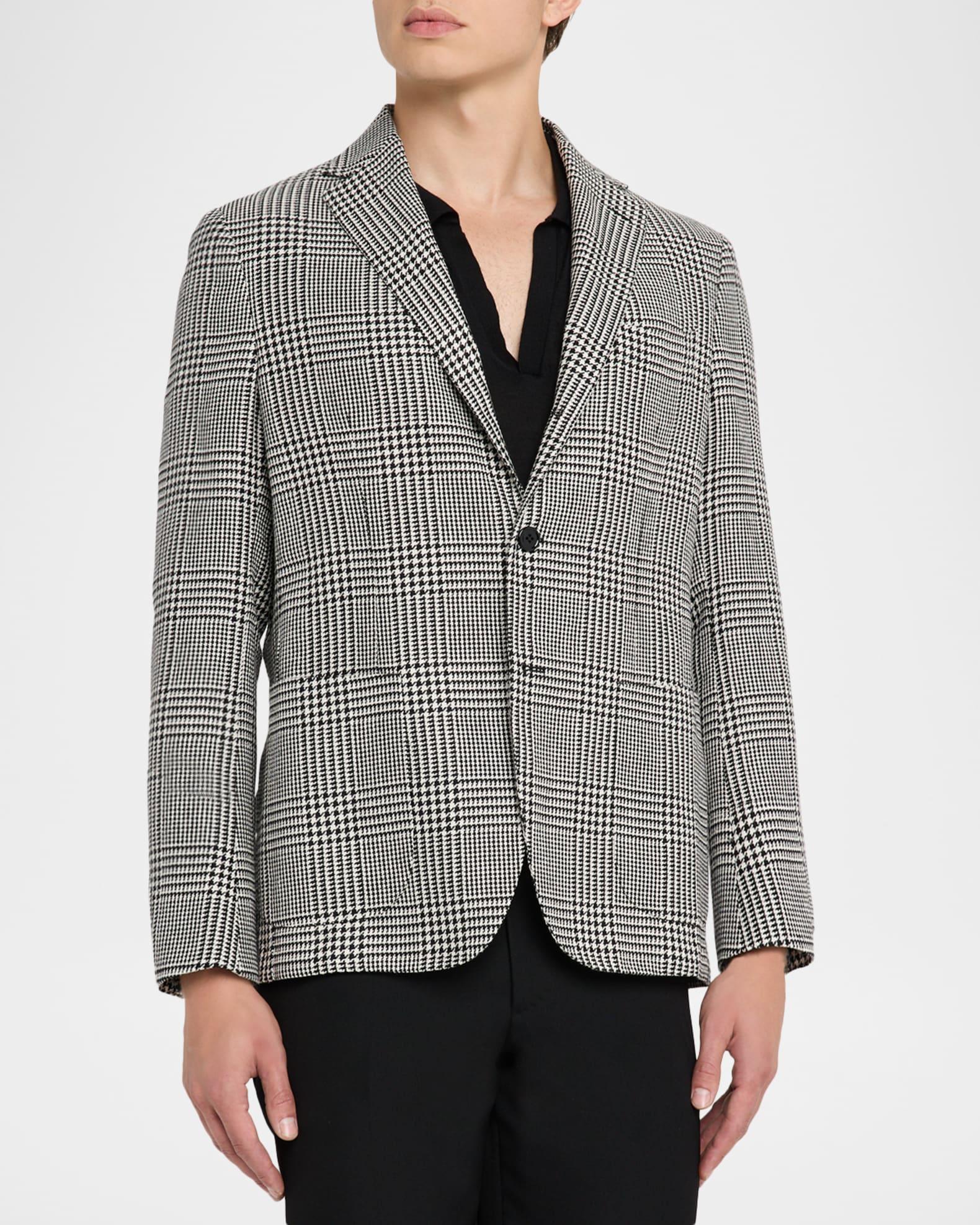Men's Glen Check Single-Breasted Sport Coat Product Image